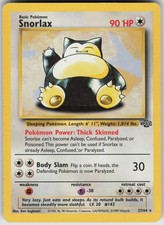 Snorlax 27/64 Rare Jungle Pokemon Unlimited Moderately Played on eBay