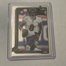 2025 Topps Chrome Lamar Jackson Baltimore Ravens