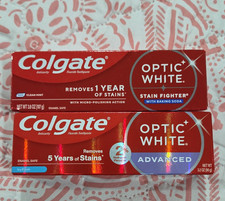 Colgate Optic White Fluoride Toothpaste Stain...