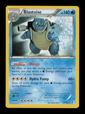 Blastoise (BW GRENZEN ÜBERSCHRITTEN) RARE 31/149 NM POKEMON