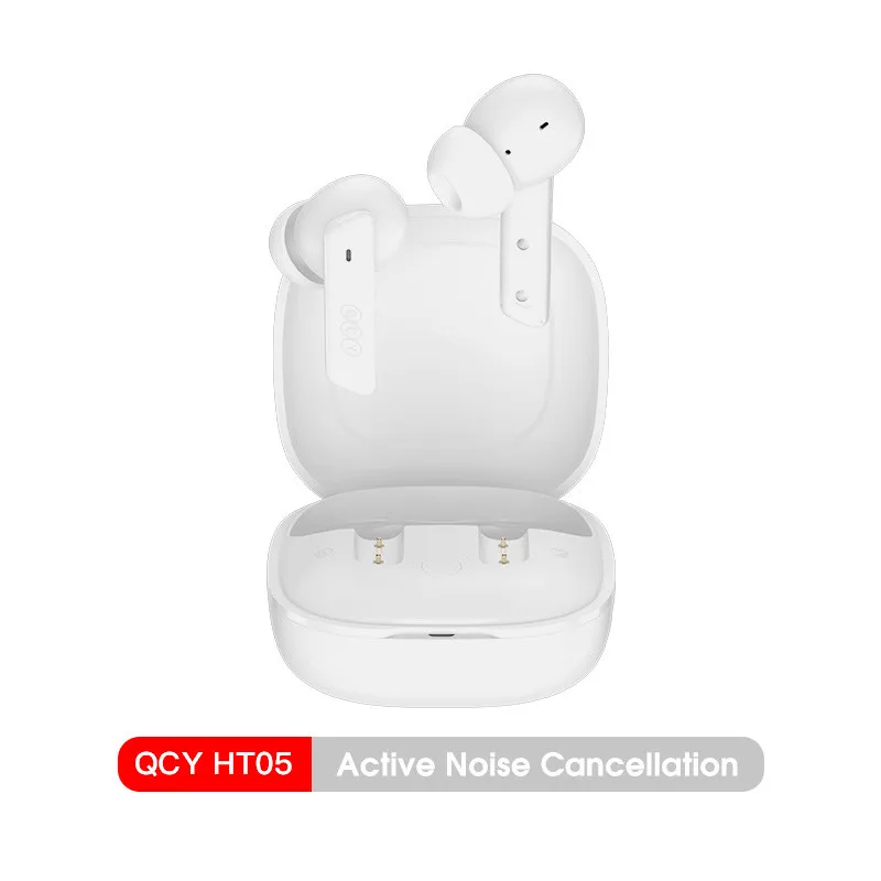 HT05 ANC Wireless Earbuds with 40dB Noise Cancelling Bluetooth 5.2 6 Mic Clear Call