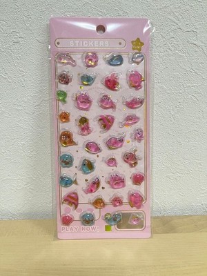 Sea Creatures Fish Bonbon Drop Stickers New Unopened Dolphin Manta Ray Pink Shil