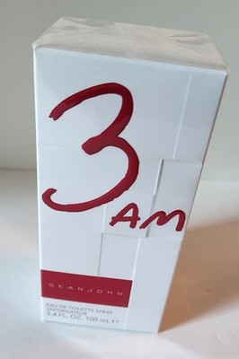 3 AM by Sean John for Men EDT 3.4 FL OZ / 100ML Natural Spray New In Box