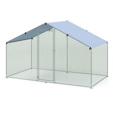 Large Chicken Coop Walk-in Poultry Cage w/Oxford Canopy