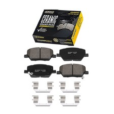 Ceramic Front Brake Pads w/Hardware Fit Fiat 500X 2016-2023 All Models
