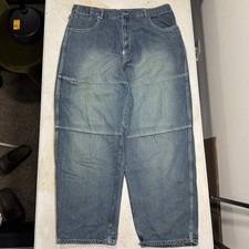 Jeans Vintage Ice Wear By Ice T Denim Hip Hop Y2K gamba larga W38-L32