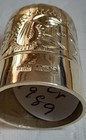 WHM Gold Plated Sterling Silver Thimble 1989