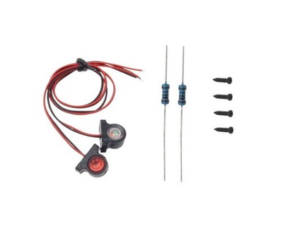 Carson 500907806 1:14 Begrenzungsleuchten Rot/Weiß