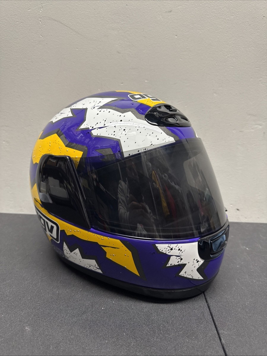 AGV Motorcycle Helmet R3 Snell M95 DOT Size XS 54 ACF Yellow