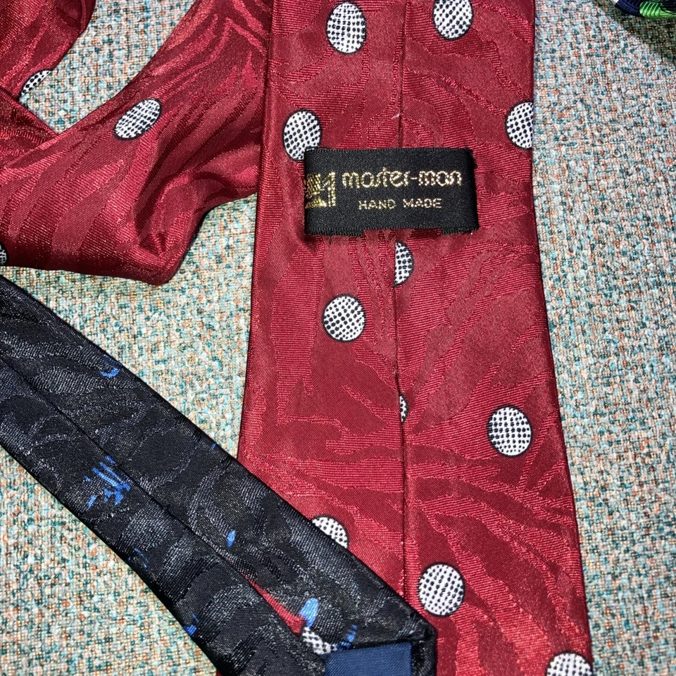 2 Corbatas de Cuello Looney Tunes Lucas Golf Bugs Bunny Taz Seda Warner Bros De Colección Foto 3 de 4