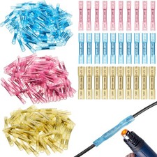 2100 Pcs Heat Shrink Butt Connectors, 16-14 Awg 22-16 Awg 12-10 Waterproof Cr...