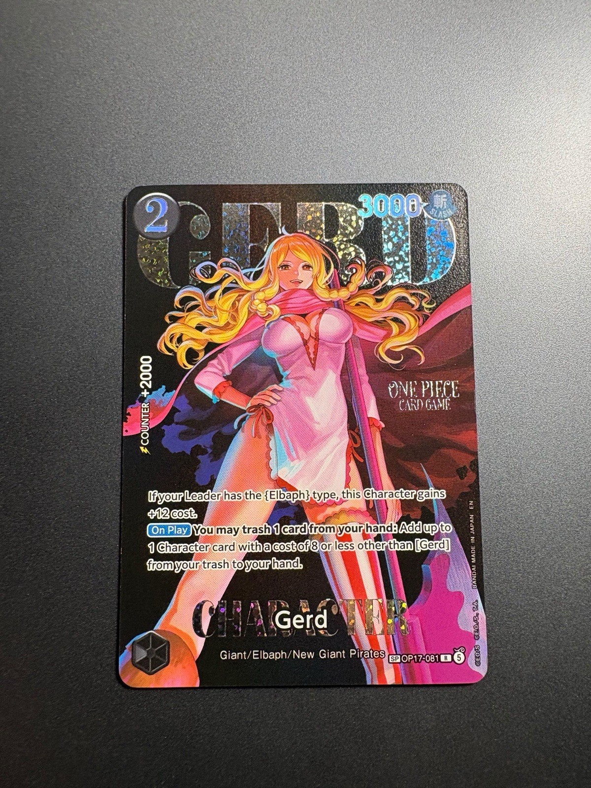 Gerd - OP17-081 (SP) - Extra Booster: One Piece Heroines Edition Vol. 2 (EB05)