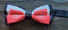 Men's Poland Flag Pretied Bow Tie Polish Polska Patriotic Novelty Bowtie NWOT