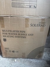 SOLERAD Multilayer Pipe Coil 16x2mm 50m for Water Supply & Heating Systems 38M