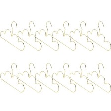 10Pcs Hangers Non Slip Metal Toddlers Clothes Hanger Golden Kids Cloud7151