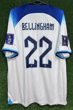 BELLINGHAM MEN'S ENGLAND vs IRAN 2022/2024 FOOTBALL SOCCER SHIRT JERSEY SIZE XL