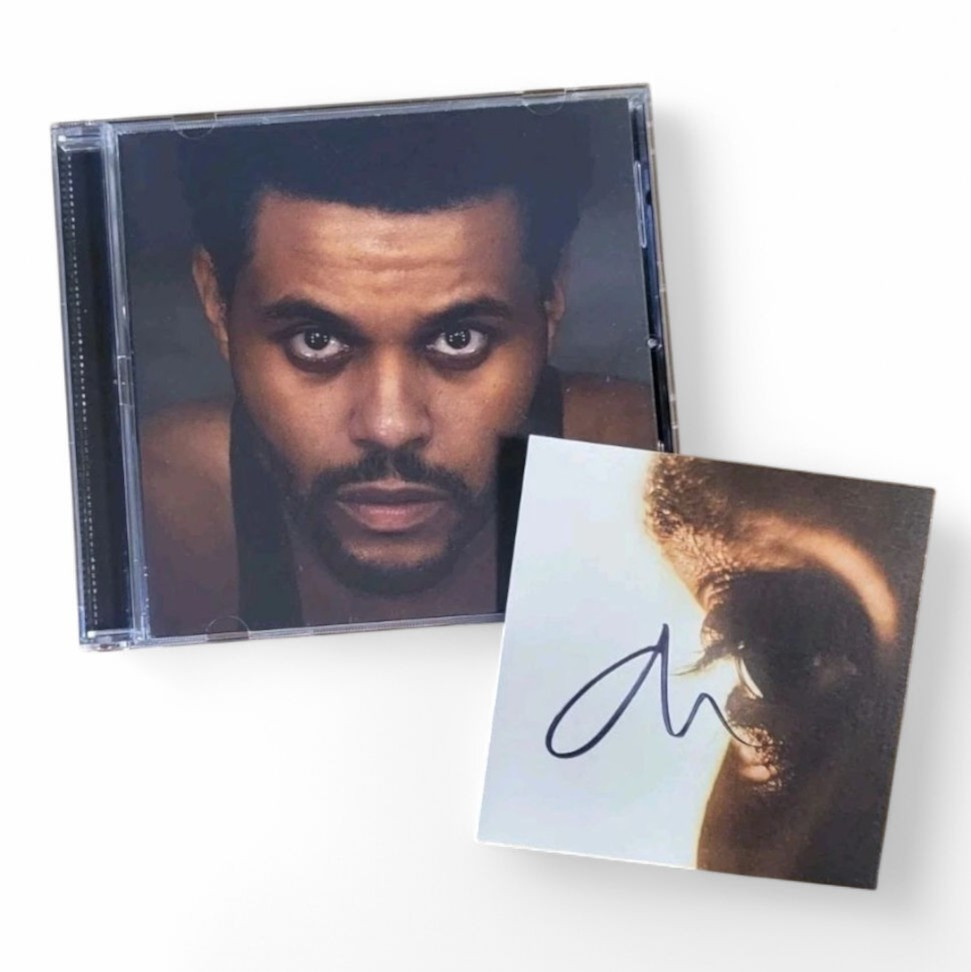 The Weeknd Hurry Up Tomorrow First Pressing CD with SIGNED Art