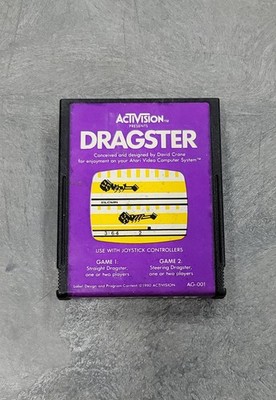 Activision presents Dragster for the Atari 2600 Cartridge Only