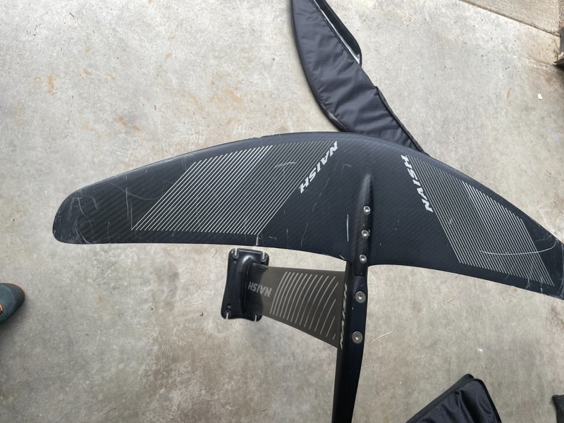 Naish Ultrajet kite wing wingfoil foil setup, carbon