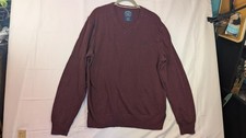American Eagle Outfitters Maroon Men's Athletic Fit Pullover V-neck Sweater XL