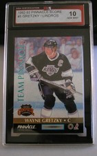 1992/93 PINNACLE #5 ERIC LINDROS - WAYNE GRETZKY   - KSA GRADED GEM MINT 10