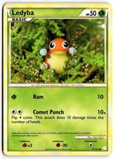 Pokemon TCG Ledyba 71/123 HeartGold SoulSilver Common NM on eBay