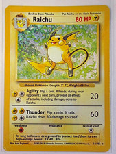 Raichu 14/102 Holo Rare Base Set Pokemon Card on eBay