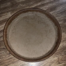 Pampered Chef 11" Round Deep Dish Baker Family Heritage Stoneware