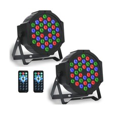 36 LED RGB Par Light Stage Lights, Dj Lights with Remote  DMX Cont... Fast Ship