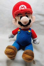Super Mario 2018 MARIO Large 16" Soft Plush Figure w/Secret Back Compartment