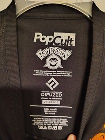 Men's Battletoads 2X Black T-Shirt, Nintendo, Rash, Zitz, Pimple NES Cotton