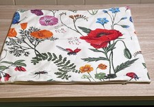 Colorful Floral Throw Pillow Cover Summer Flowers 15.5x15.5