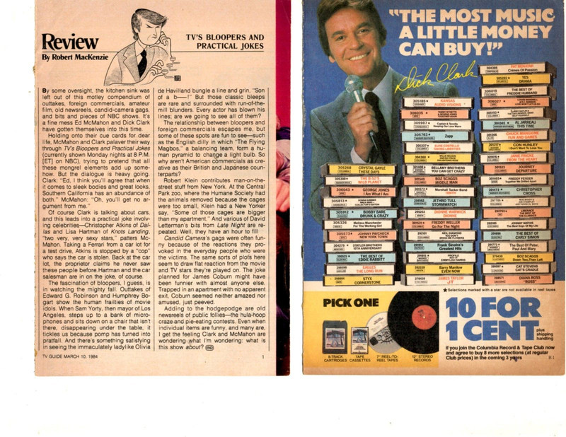 Dick Clark 6 oz original, vintage CLIPPINGS lot  (approx 80 pages)