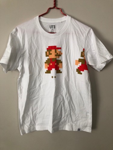SUPER MARIO Nintendo UT Adult Extra Small Graphic T-Shirt White