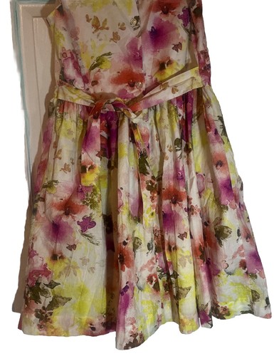 X2 Lot Cherokee Jr Girls 16 Floral Sundress Bows Dream Bridgerton Formal Dresses - Picture 6 of 15