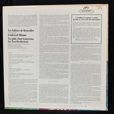 LOLA BOBESCO violin - VIVALDI 4 Concertos for 2 Orchestras