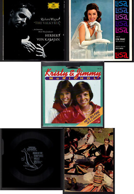 SALE: Eclectic Group of 45s / 33s Records VALKYRIE, LISA DRAKE, WHALES, McNICHOL