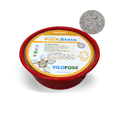Vilofoss Pickstein extra hart 10 kg Pickschale Geflügel Vilomix Hühnermineral