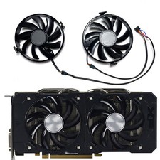 1 Pair Cooling Fans of FDC10U12S9-C forXFX R9 370 380 380X R7 370 360 QICK