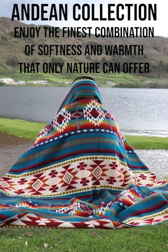 Alpaca Wool Blanket, Reversible 2 in 1-Thick and Ultra Soft-Premium Alpaca Wool - Picture 4 of 7