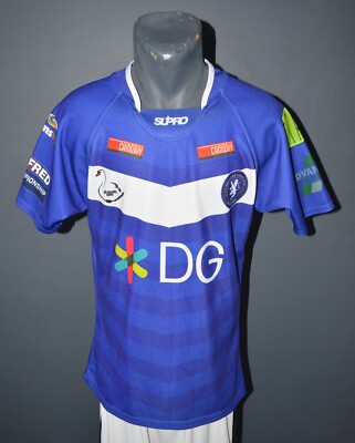 Swinton Lions Rugby Trikot Supro Auswärts Rugby League Hemd Herren Größe M