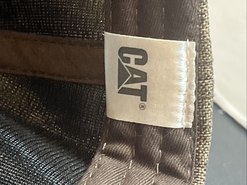 Caterpillar CAT Equipment Brown Two Tone Cap/Hat - Picture 8 of 9