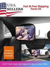 Baby Car Mirror Shatterproof Safely Monitor Infant Child in Rear Facing Seat Cra