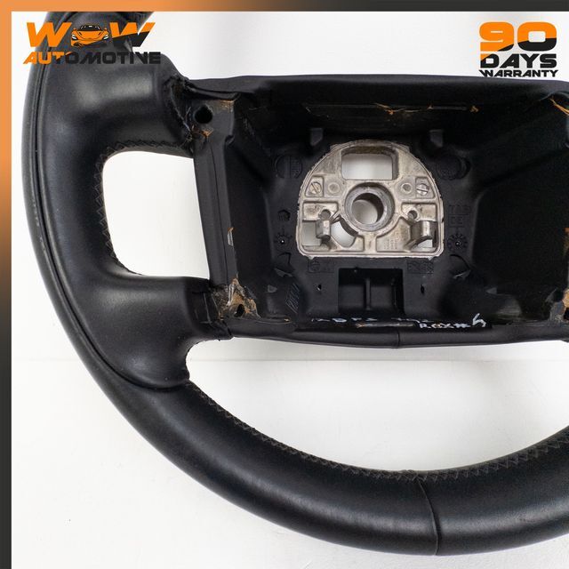 04-17 BENTLEY CONTINENTAL FLYING SPUR GTC GT DRIVER STEERING WHEEL BLACK OEM