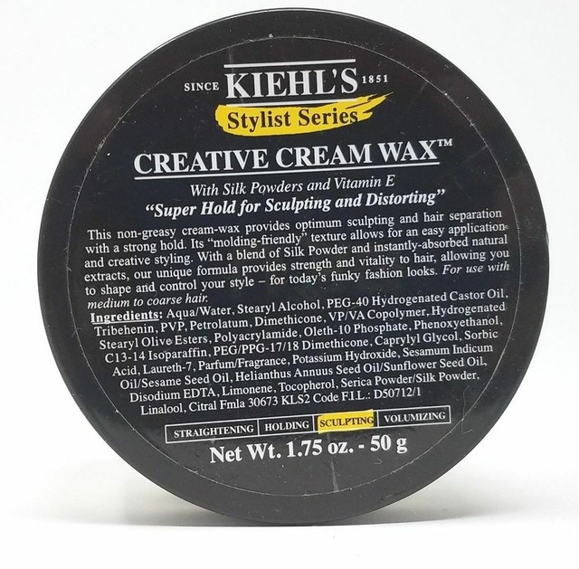 Kiehl's Stylist Series Creative Cream Wax 1.75 oz. 50g NWOB IMPERFECT