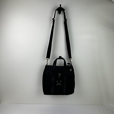 Henri Bendel Black Nylon Jetsetter Convertible Backpack  display picture 2