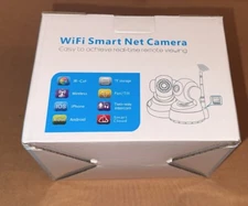 WiFi Smart Net Camera V380 Pro Remote Viewing Light Bulb OPEN BOX