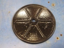 SIMMONS NATIONAL HIBBARD 8 QT SMALL PLATE SAUSAGE STUFFER LARD WINE PRESS