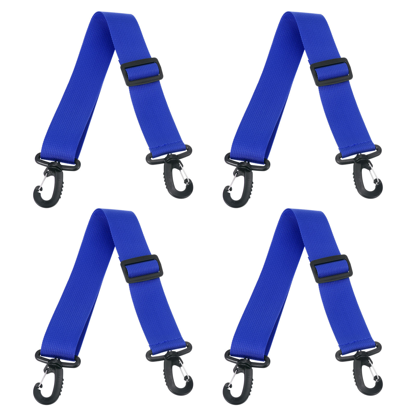 SALOMON Cinghia Porta Sci 80cmx3 8cm Confezione da 4 Cinghia per Scarponi da Snowboard Blu