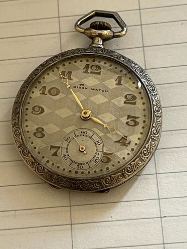 diuan watch pocket watch vintage pocket watch silver case - Picture 2 of 5